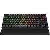 Ενσύρματο πληκτρολόγιο Gaming Zeroground KB-3100G Tonado Mini (Outemu Red) Αγγλικό US